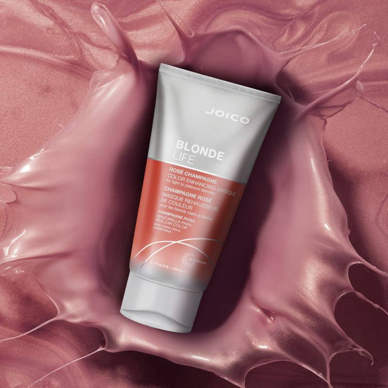 Joico Blonde Life Color Enhancing Masque Rose Champagne (Tonuojanti kaukė)