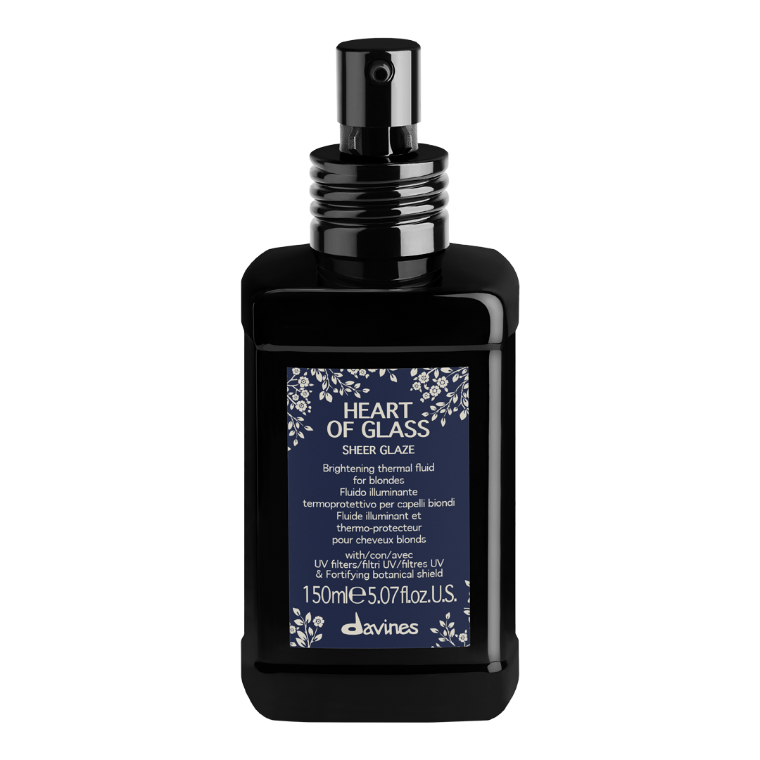 Davines Heart of Glass Sheer Glaze (Blizgesys ir apsauga šviesiems plaukams)