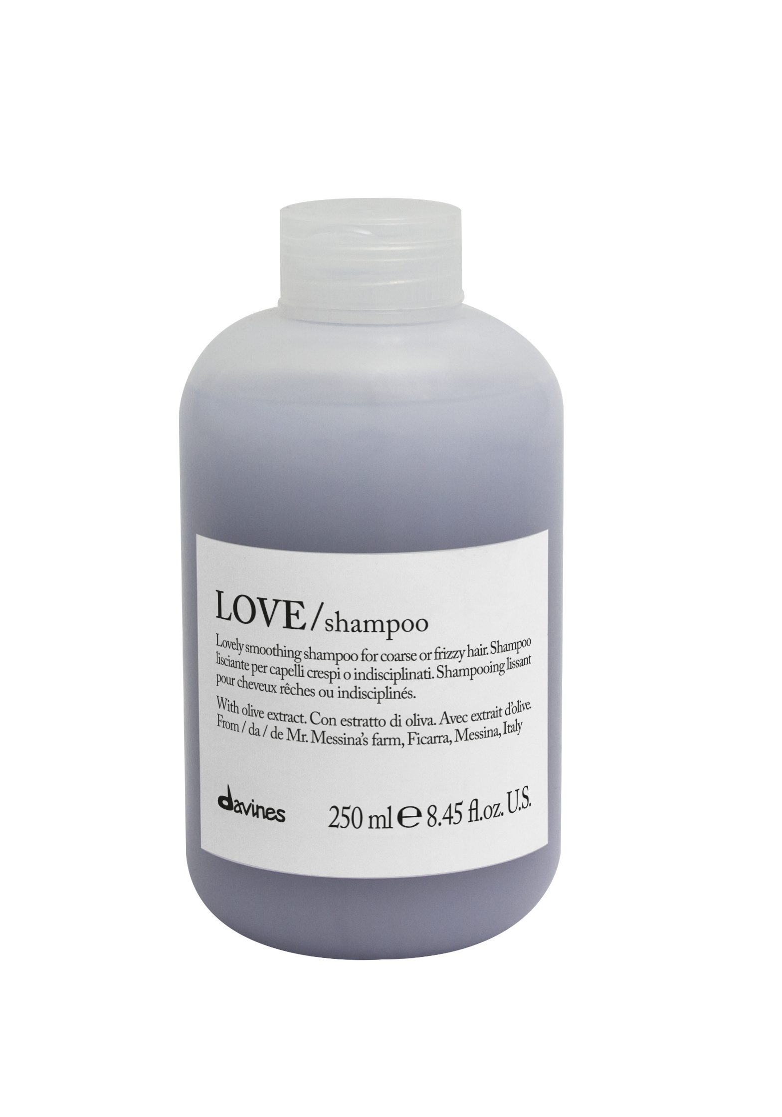Davines LOVE Smoothing Shampoo (Šampūnas tiesiems plaukams)