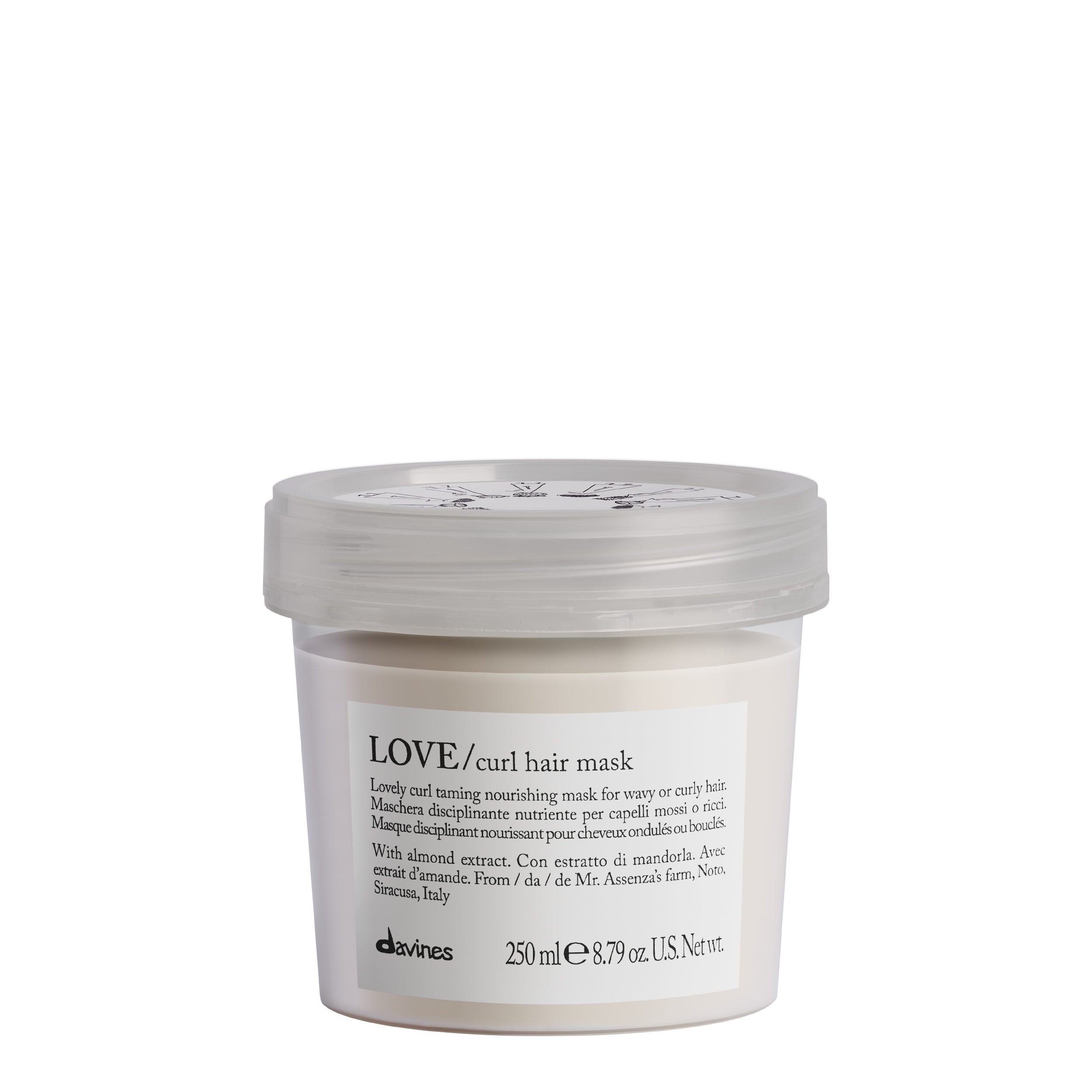 Davines LOVE Curl Hair Mask (Kaukė garbanotiems plaukams)
