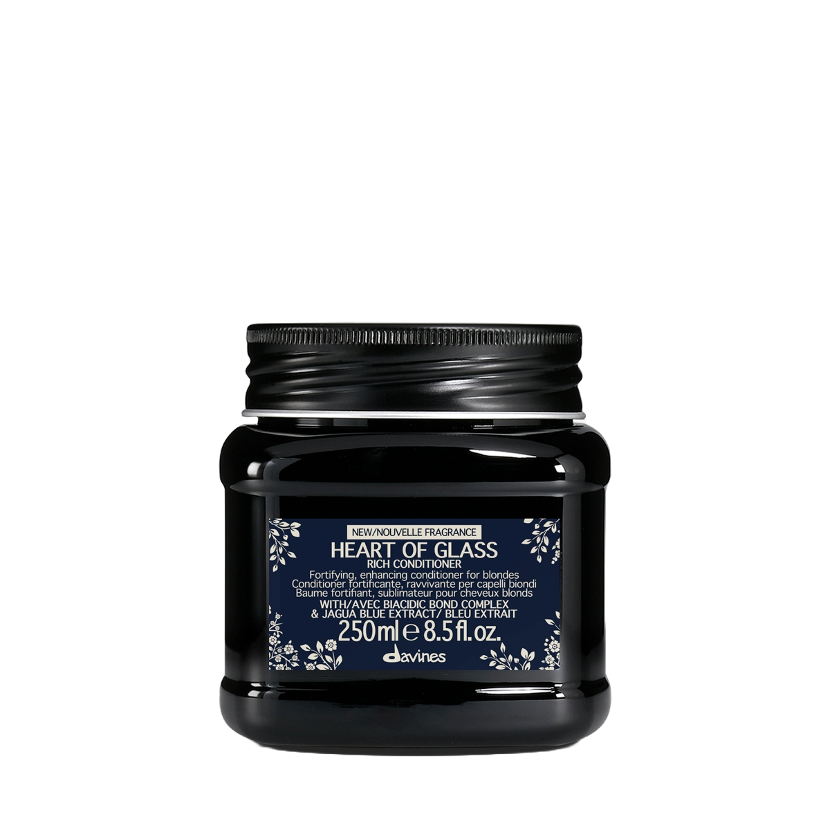 Davines Heart of Glass Rich Conditioner (Šviesius plaukus maitinantis kondicionierius)