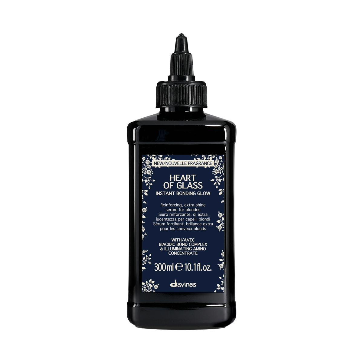Davines Heart of Glass Instant Bonding Glow (Šviesius plaukus atstatanti procedūra)