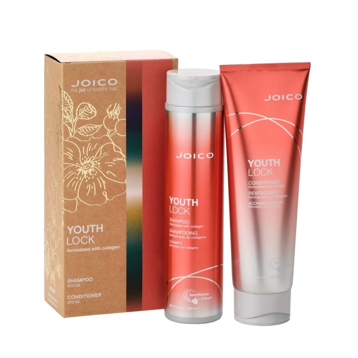Joico YouthLock Double the Joy (Šampūnas + kondicionierius su kolagenu)
