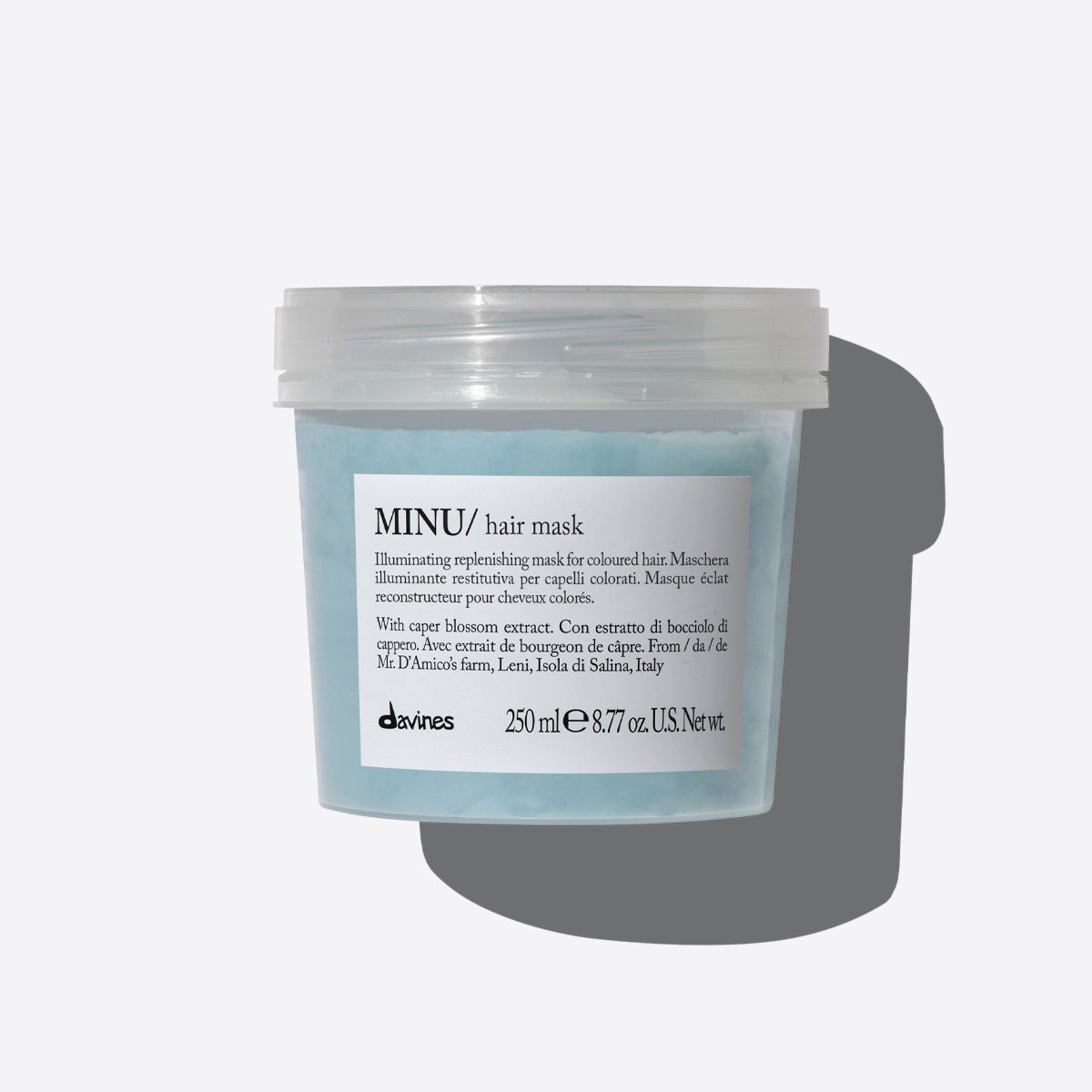 Davines MINU Hair Mask (Kaukė dažytiems plaukams)