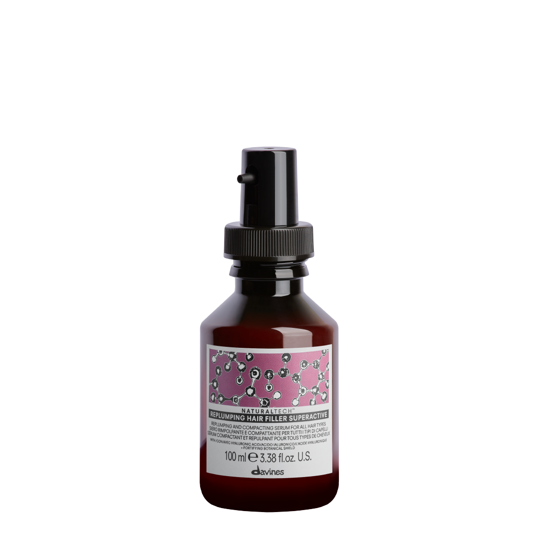 Davines Replumping Hair Filler Superactive (Plaukus storinantis, pildantis superaktyvas pH 7.2)