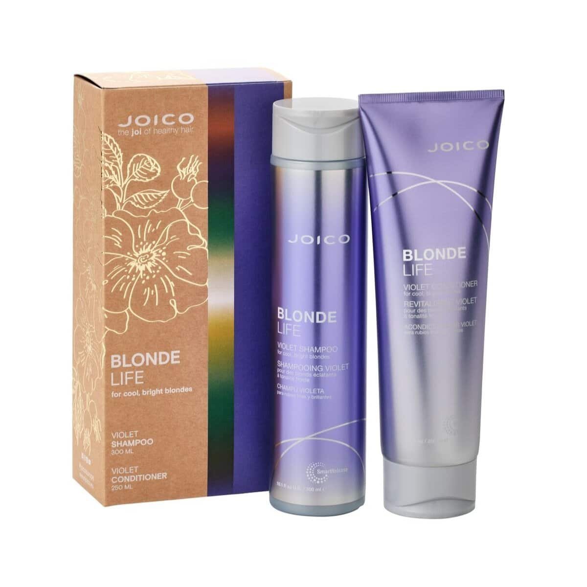 Joico Blonde Life Violet Double the Joy (Šampūnas + kondicionierius su violetiniu atspalviu)